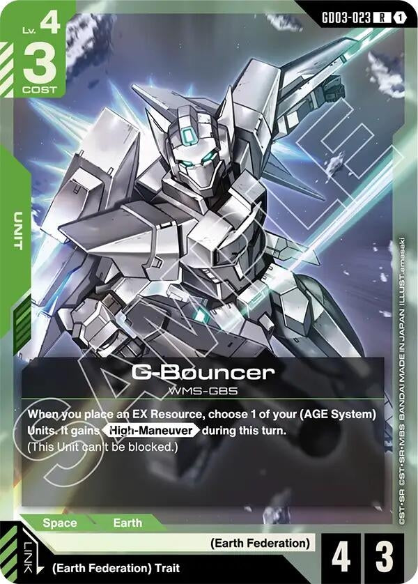 Image for G-Bouncer (GD03-023) [Steel Requiem] - Gundam Card Game