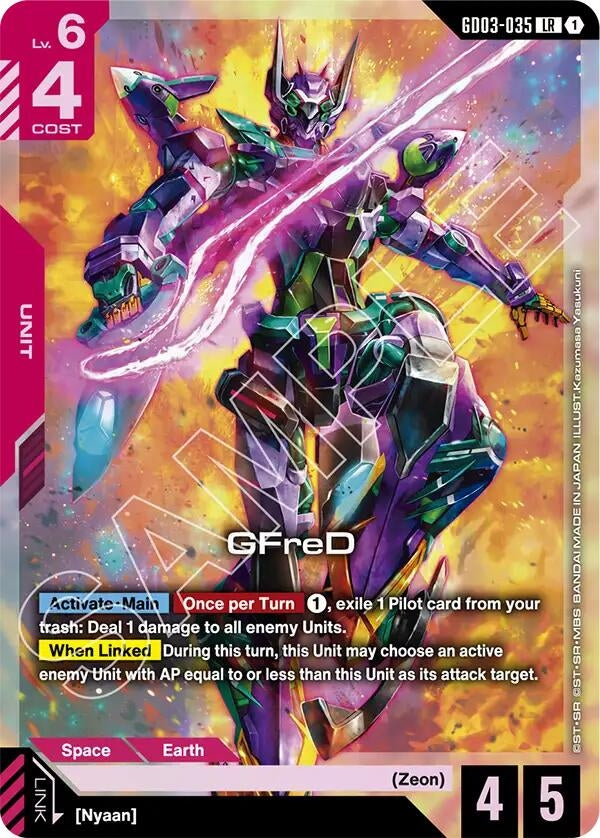 Image for GFreD (GD03-035) [Steel Requiem] - Gundam Card Game