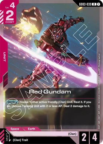 Image for Red Gundam (GD03-039) [Steel Requiem] - Gundam Card Game