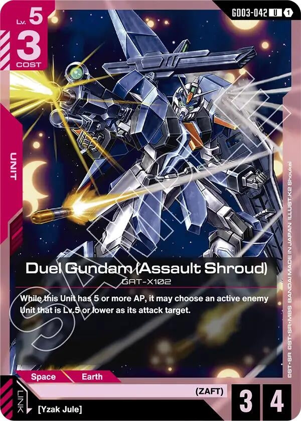 Image for Duel Gundam (Assault Shroud) (GD03-042) (GD03-042) [Steel Requiem] - Gundam Card Game