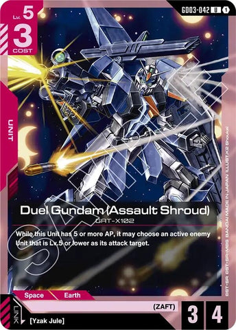 Image for Duel Gundam (Assault Shroud) (GD03-042) (GD03-042) [Steel Requiem] - Gundam Card Game