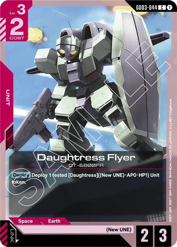 Image for Daughtress Flyer (GD03-044) [Steel Requiem] - Gundam Card Game
