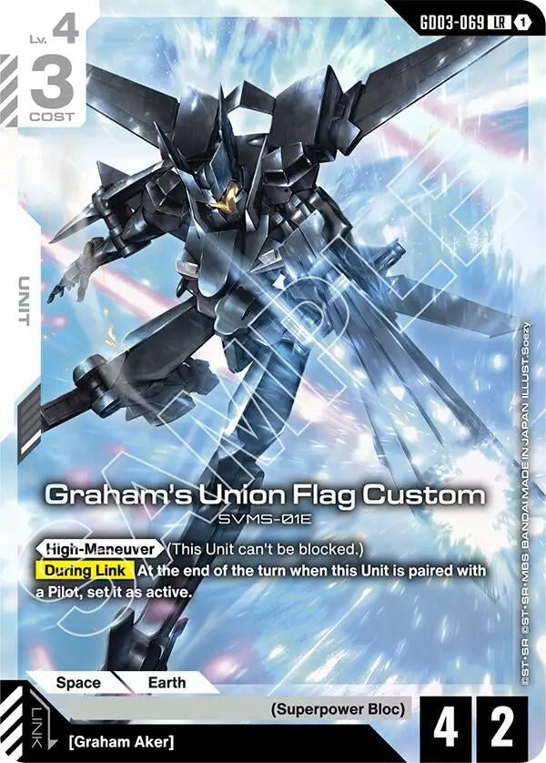 Image for Graham's Union Flag Custom (GD03-069) [Steel Requiem] - Gundam Card Game