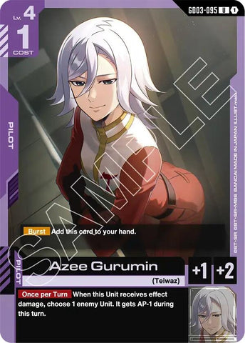 Image for Azee Gurumin (GD03-095) [Steel Requiem] - Gundam Card Game