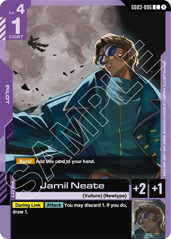 Image for Jamil Neate (GD03-096) [Steel Requiem] - Gundam Card Game