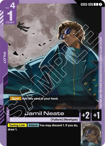 Image for Jamil Neate (GD03-096) [Steel Requiem] - Gundam Card Game