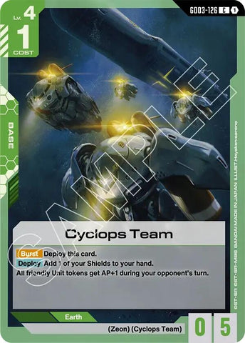 Image for Cyclops Team (GD03-126) [Steel Requiem] - Gundam Card Game