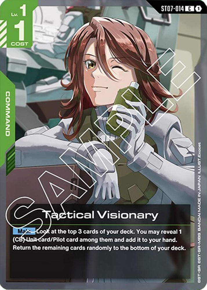 Image for Tactical Visionary (ST07-014) [Starter Deck 07: Celestial Drive] - Gundam Card Game