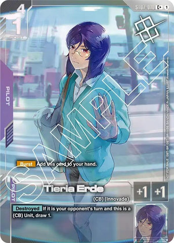 Image for Tieria Erde (Store Tournament Winner Pack 03) (ST07-010) [Gundam Promotional Cards] - Gundam Card Game