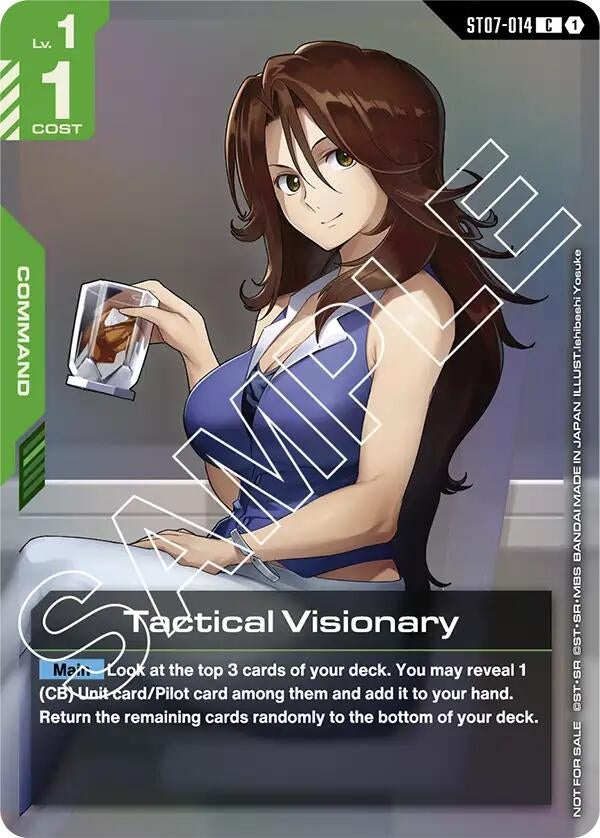Image for Tactical Visionary (Store Tournament Participant Pack 03) (ST07-014) [Gundam Promotional Cards] - Gundam Card Game