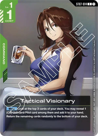 Image for Tactical Visionary (Store Tournament Participant Pack 03) (ST07-014) [Gundam Promotional Cards] - Gundam Card Game