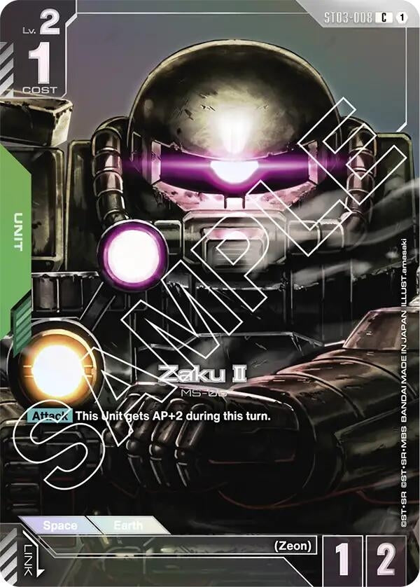 Image for Zaku II (Premium Card Collection) (ST03-008) [Gundam Promotional Cards] - Gundam Card Game