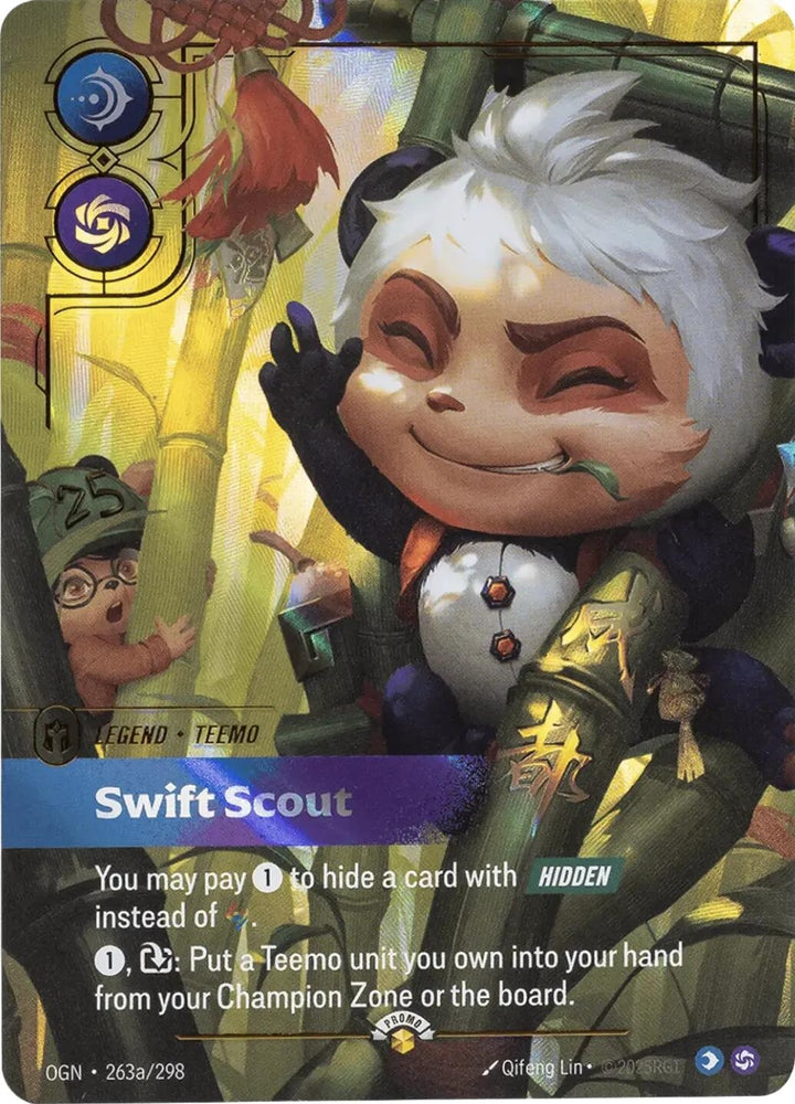 Image for Teemo - Swift Scout (Alternate Art) (263a/298) [Riftbound Promotional Cards] - Riftbound: League of Legends Trading Card Game
