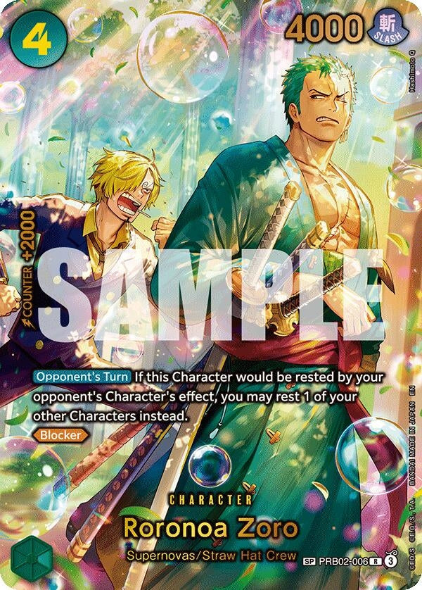 Roronoa Zoro - PRB02-006 (SP) (Alternate Art) (Reprint) (PRB02-006)