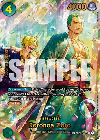 Roronoa Zoro - PRB02-006 (SP) (Alternate Art) (Reprint) (PRB02-006)