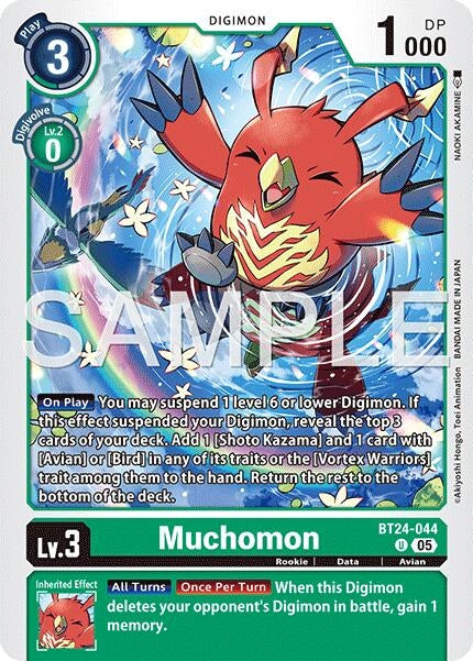 Image for Muchomon (BT24-044 U) [Time Stranger] - Digimon Card Game