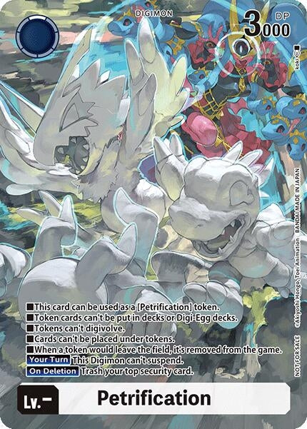 Image for Petrification (Box Topper) [Time Stranger] - Digimon Card Game