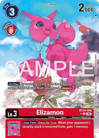 Elizamon (Box Topper) (BT24-008 U) [Time Stranger]