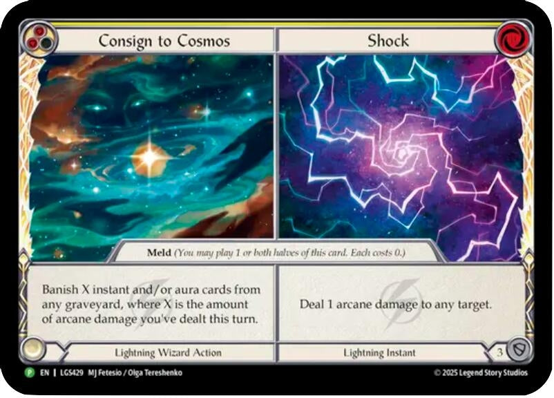 Image for Consign to Cosmos // Shock - LGS429 (LGS429) [Flesh and Blood: Promo Cards] - Flesh and Blood TCG