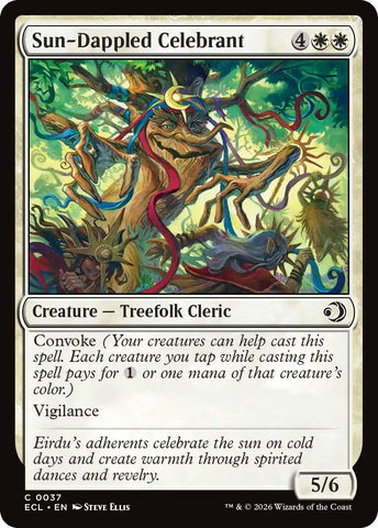 Image for Sun-Dappled Celebrant (37) [Lorwyn Eclipsed] - Magic: The Gathering