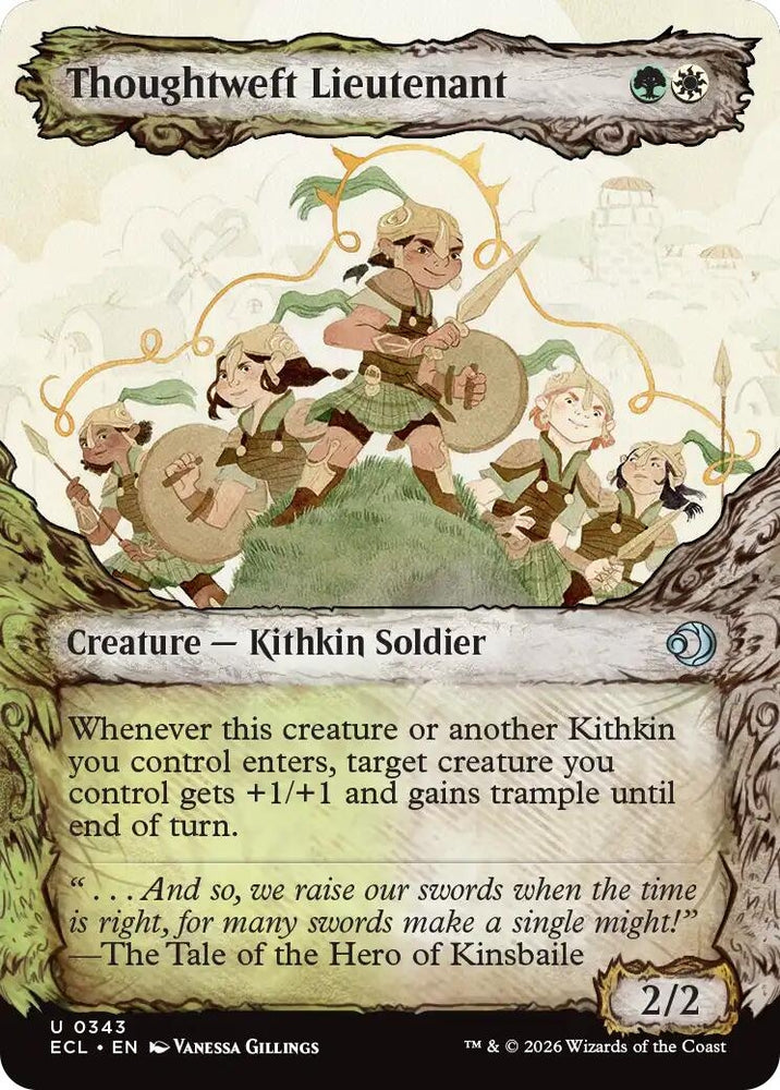 Image for Thoughtweft Lieutenant (Showcase) (343) [Lorwyn Eclipsed] - Magic: The Gathering