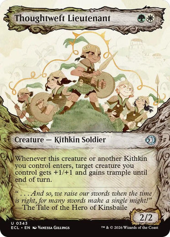Image for Thoughtweft Lieutenant (Showcase) (343) [Lorwyn Eclipsed] - Magic: The Gathering