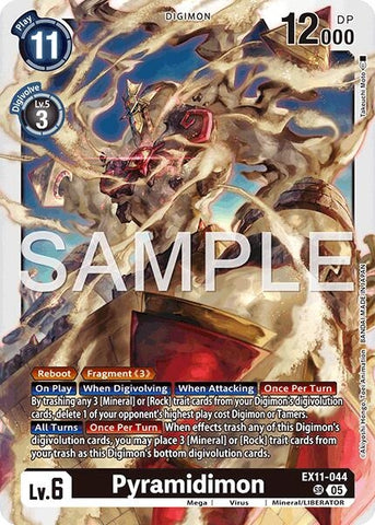 Pyramidimon (EX11-044 SR) [Dawn of Liberator]
