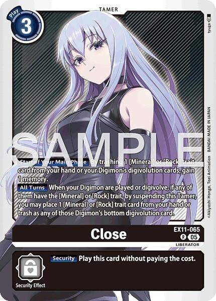 Close (EX11-065 R) [Dawn of Liberator]