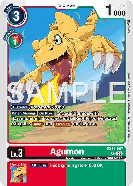 Agumon (EX11-007 C) [Dawn of Liberator]