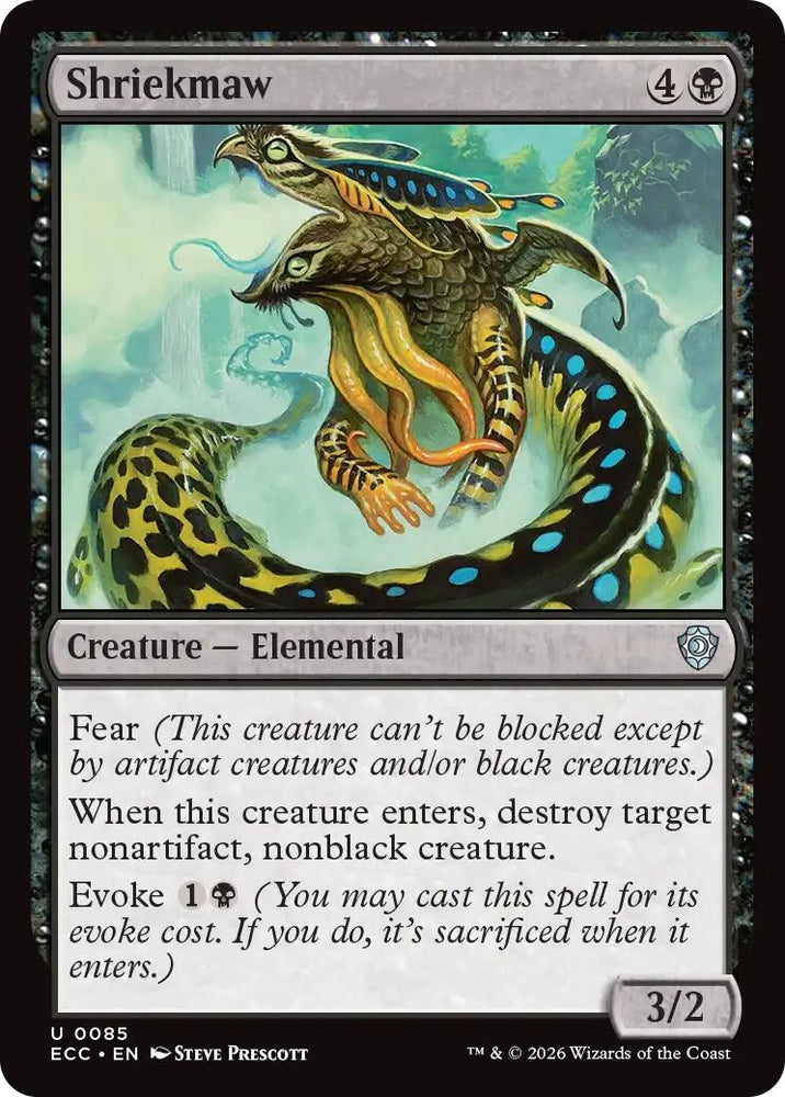 Image for Shriekmaw (85) [Commander: Lorwyn Eclipsed] - Magic: The Gathering