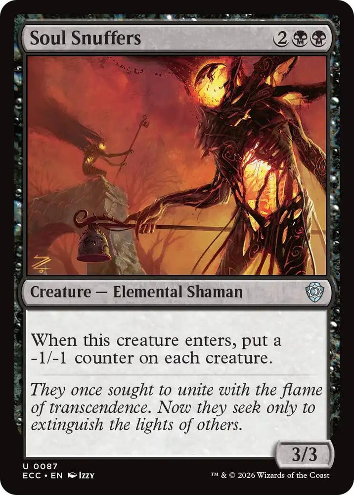 Image for Soul Snuffers (87) [Commander: Lorwyn Eclipsed] - Magic: The Gathering