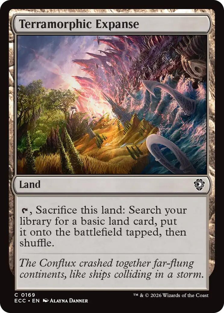 Image for Terramorphic Expanse (169) [Commander: Lorwyn Eclipsed] - Magic: The Gathering