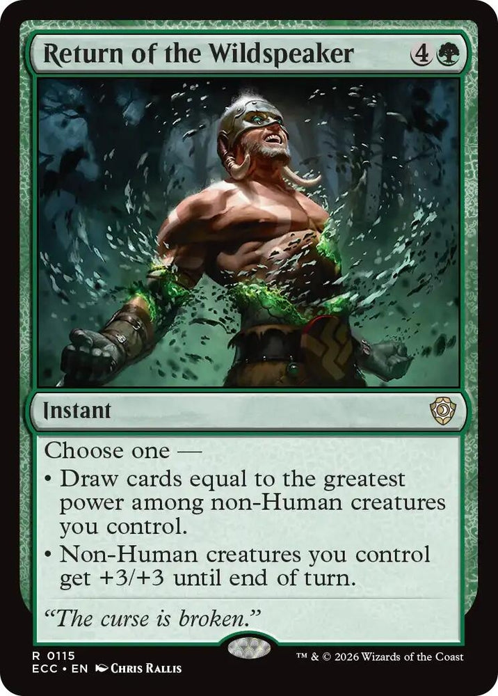 Image for Return of the Wildspeaker (115) [Commander: Lorwyn Eclipsed] - Magic: The Gathering