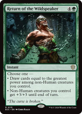 Image for Return of the Wildspeaker (115) [Commander: Lorwyn Eclipsed] - Magic: The Gathering