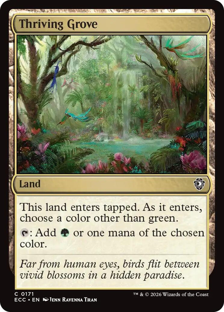 Image for Thriving Grove (171) [Commander: Lorwyn Eclipsed] - Magic: The Gathering