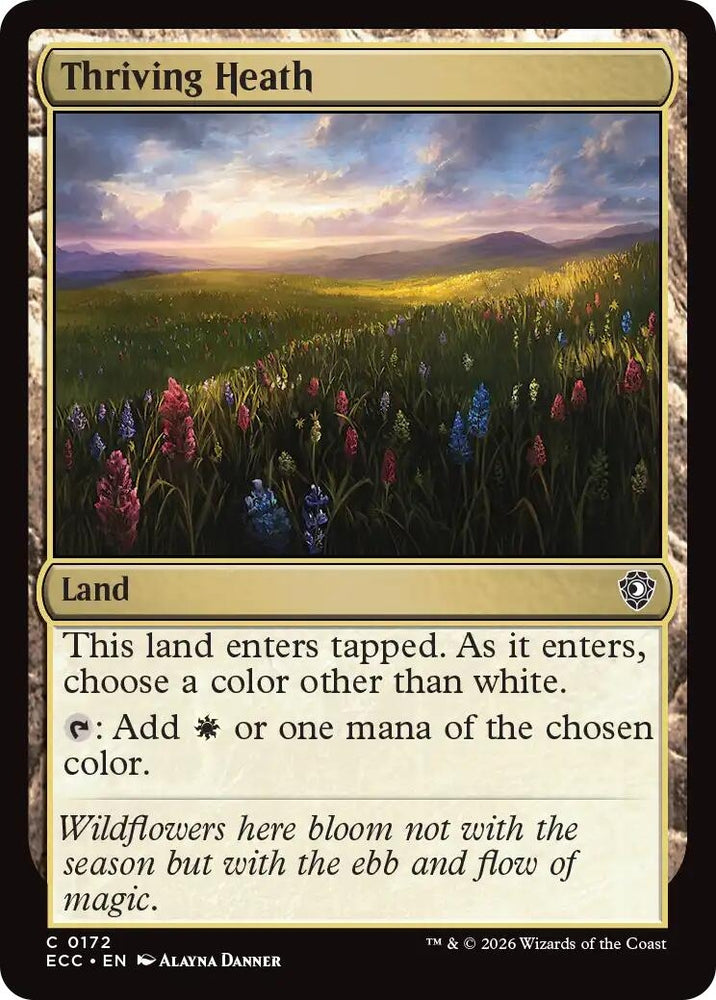 Image for Thriving Heath (172) [Commander: Lorwyn Eclipsed] - Magic: The Gathering
