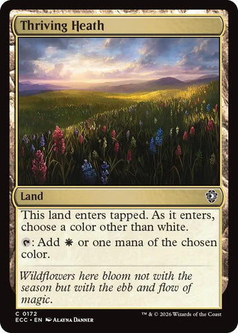 Image for Thriving Heath (172) [Commander: Lorwyn Eclipsed] - Magic: The Gathering