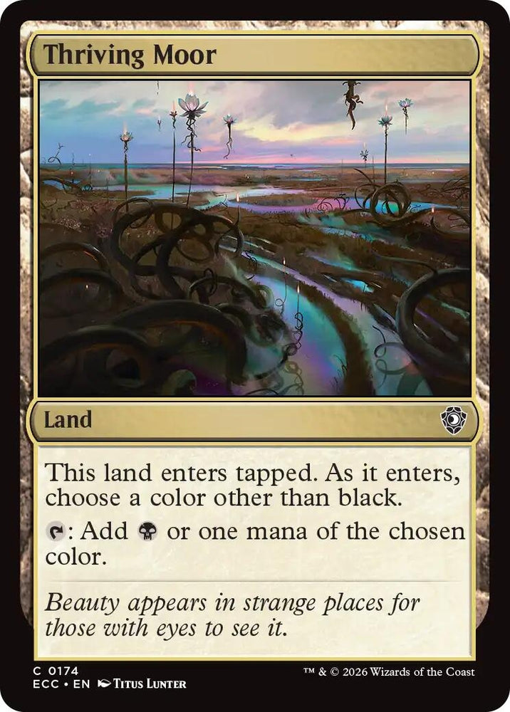 Image for Thriving Moor (174) [Commander: Lorwyn Eclipsed] - Magic: The Gathering