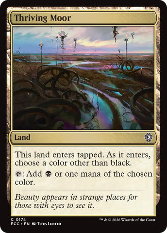 Image for Thriving Moor (174) [Commander: Lorwyn Eclipsed] - Magic: The Gathering