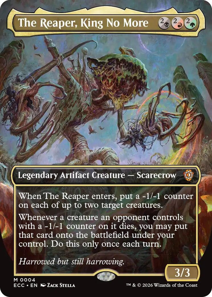 Image for The Reaper, King No More (Borderless) (4) [Commander: Lorwyn Eclipsed] - Magic: The Gathering