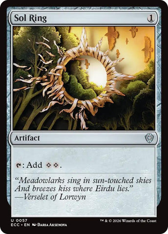Image for Sol Ring (0057) (57) [Commander: Lorwyn Eclipsed] - Magic: The Gathering