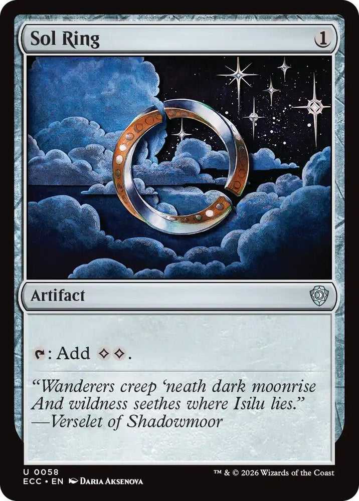 Image for Sol Ring (0058) (58) [Commander: Lorwyn Eclipsed] - Magic: The Gathering