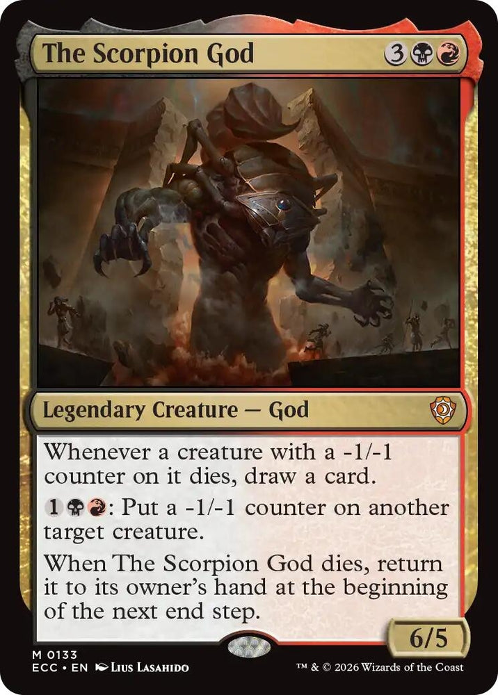 Image for The Scorpion God (133) [Commander: Lorwyn Eclipsed] - Magic: The Gathering