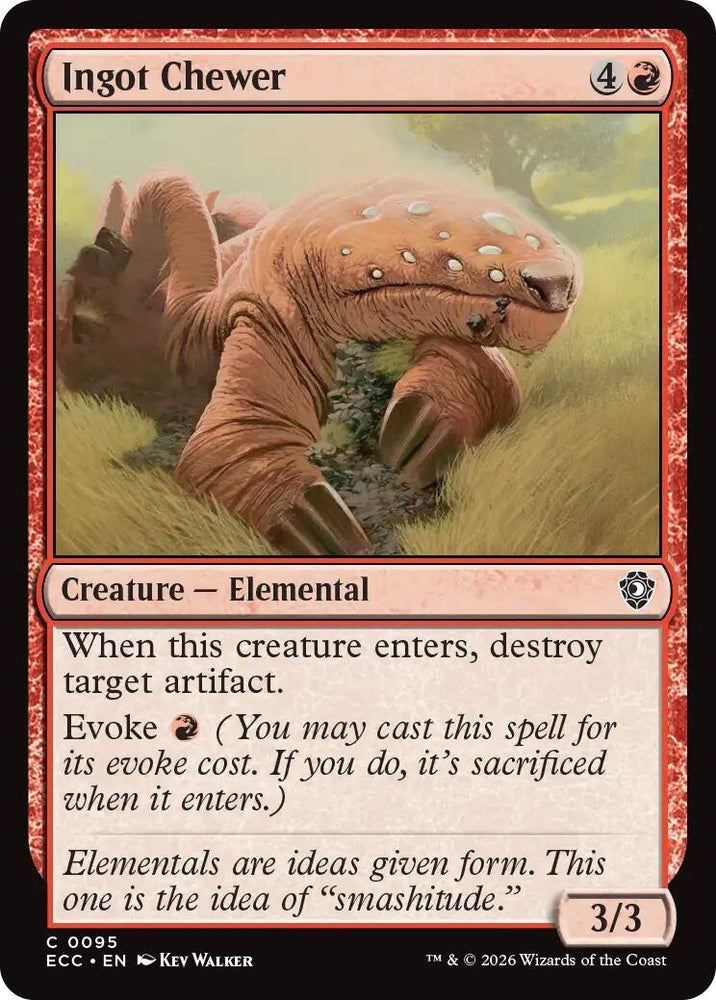 Image for Ingot Chewer (95) [Commander: Lorwyn Eclipsed] - Magic: The Gathering