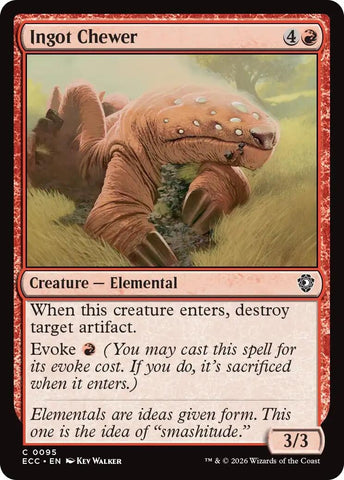 Image for Ingot Chewer (95) [Commander: Lorwyn Eclipsed] - Magic: The Gathering