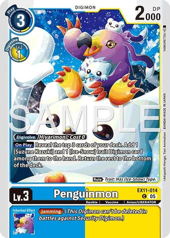 Penguinmon (EX11-014 C) [Dawn of Liberator]