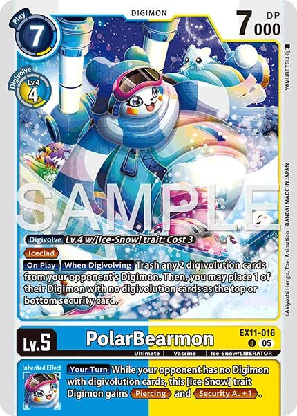 PolarBearmon (EX11-016 U) [Dawn of Liberator]