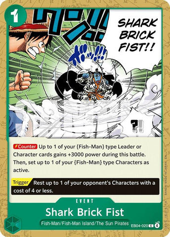 Image for Shark Brick Fist (EB04-020) [The Azure Sea's Seven] - One Piece Card Game