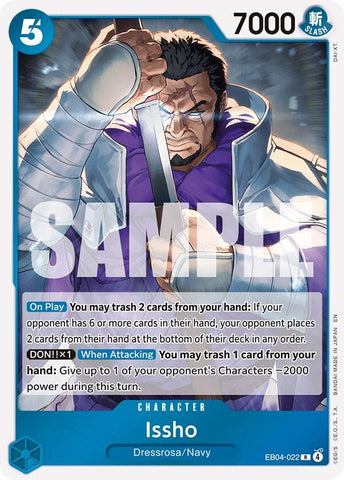 Image for Issho - EB04-022 (EB04-022) [The Azure Sea's Seven] - One Piece Card Game