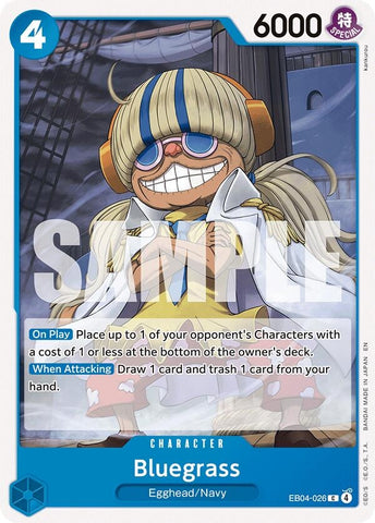 Image for Bluegrass (EB04-026) [The Azure Sea's Seven] - One Piece Card Game